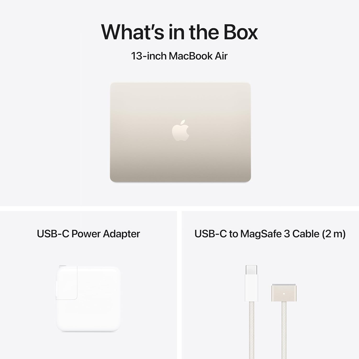 （Refurbished）Apple 2025 MacBook Air with Apple M4 Chip, 13-inch, 16GB RAM, 256GB SSD Storage, Starlight (Renewed)